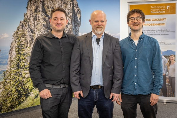 Die Autoren Martin Kucich, Gerd Beneken und Felix Hummel (Foto von Claus Rammel auf der Projektmesse-Digitalisierung am 23.01.2023)
